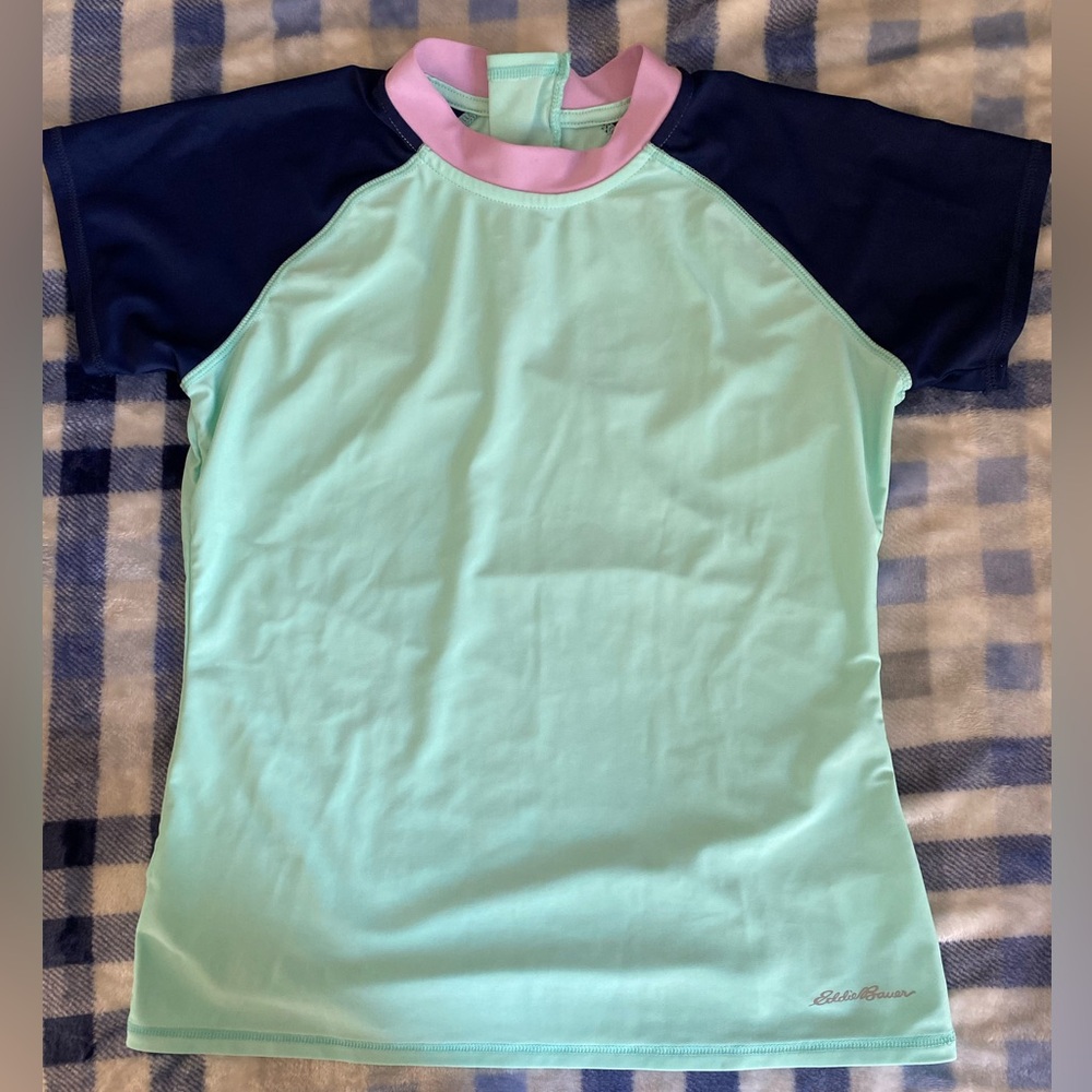 Eddie Bauer Swim Rash Guard Top